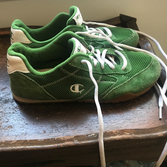 green champion sneakers